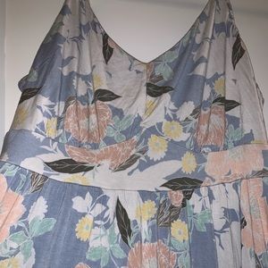 Torrid light blue floral dress. Size 1.